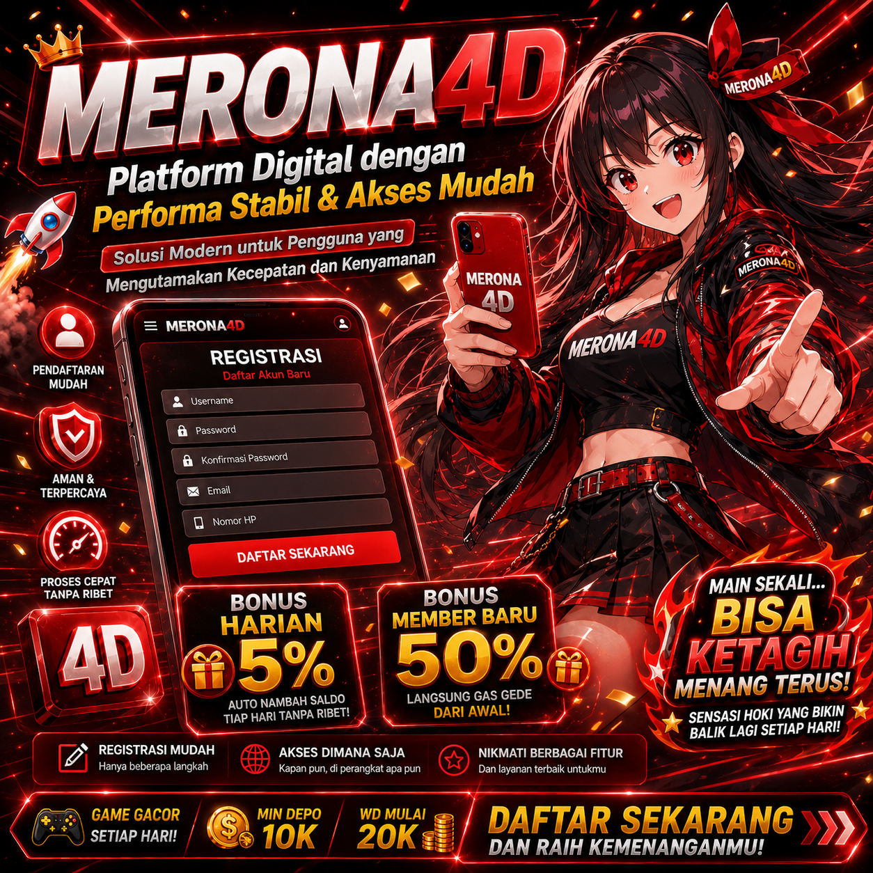 🚀 MERONA4D: Platform Digital dengan Performa Stabil & Akses Mudah