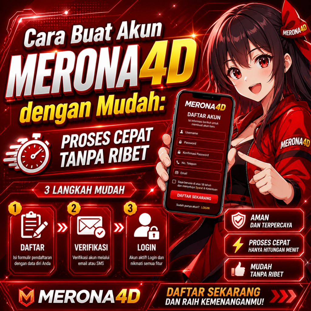 Cara Buat Akun MERONA4D dengan Mudah: Proses Cepat Tanpa Ribet