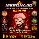 Cara Top Up Saldo Merona4d via Transfer Bank