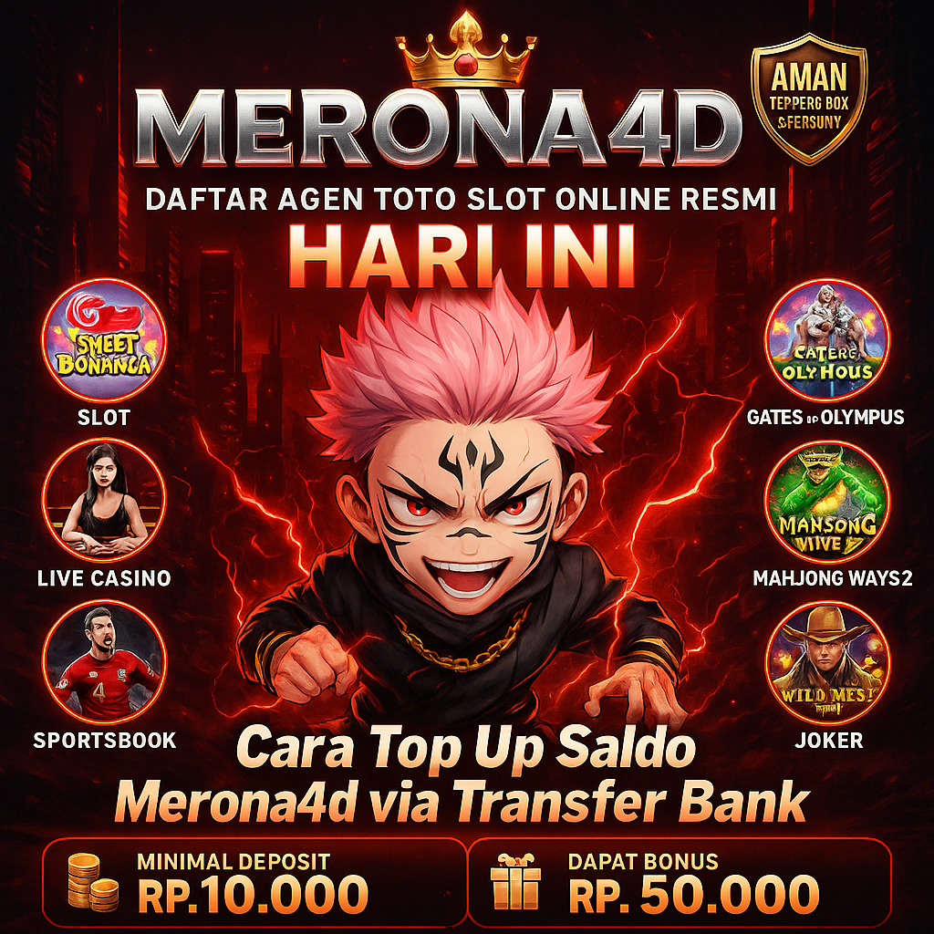 Cara Top Up Saldo Merona4d via Transfer Bank