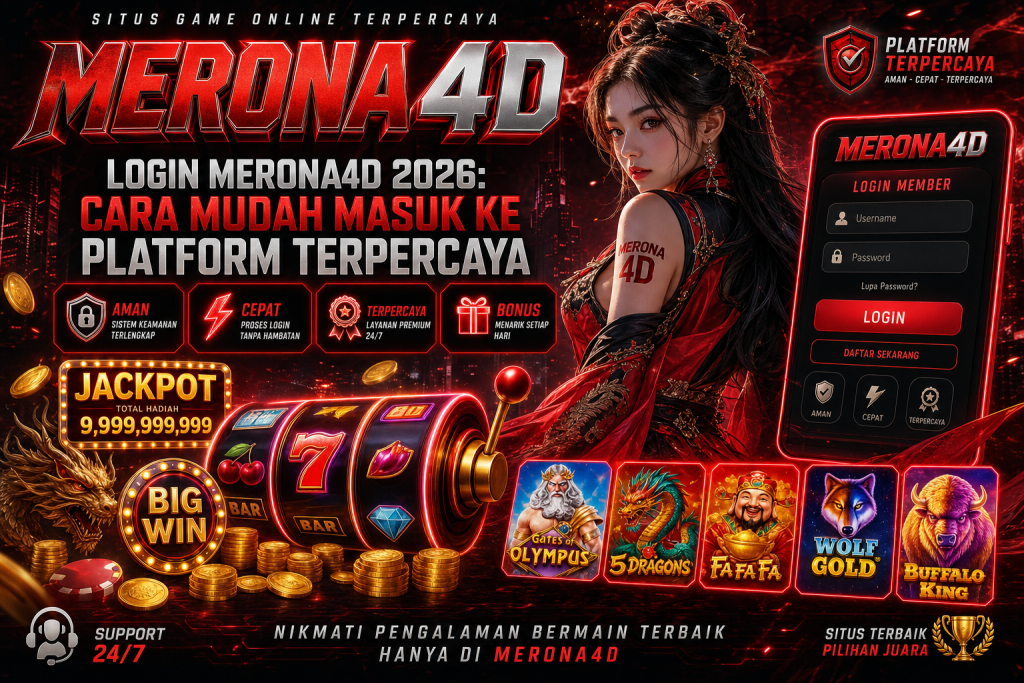 Login Merona4d 2026: Cara Mudah Masuk ke Platform Terpercaya