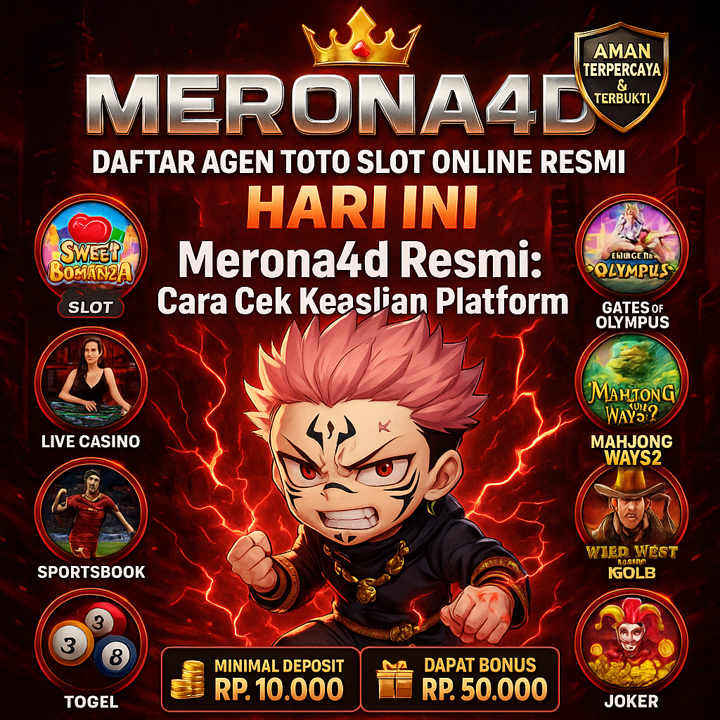 Merona4d Resmi: Cara Cek Keaslian Platform
