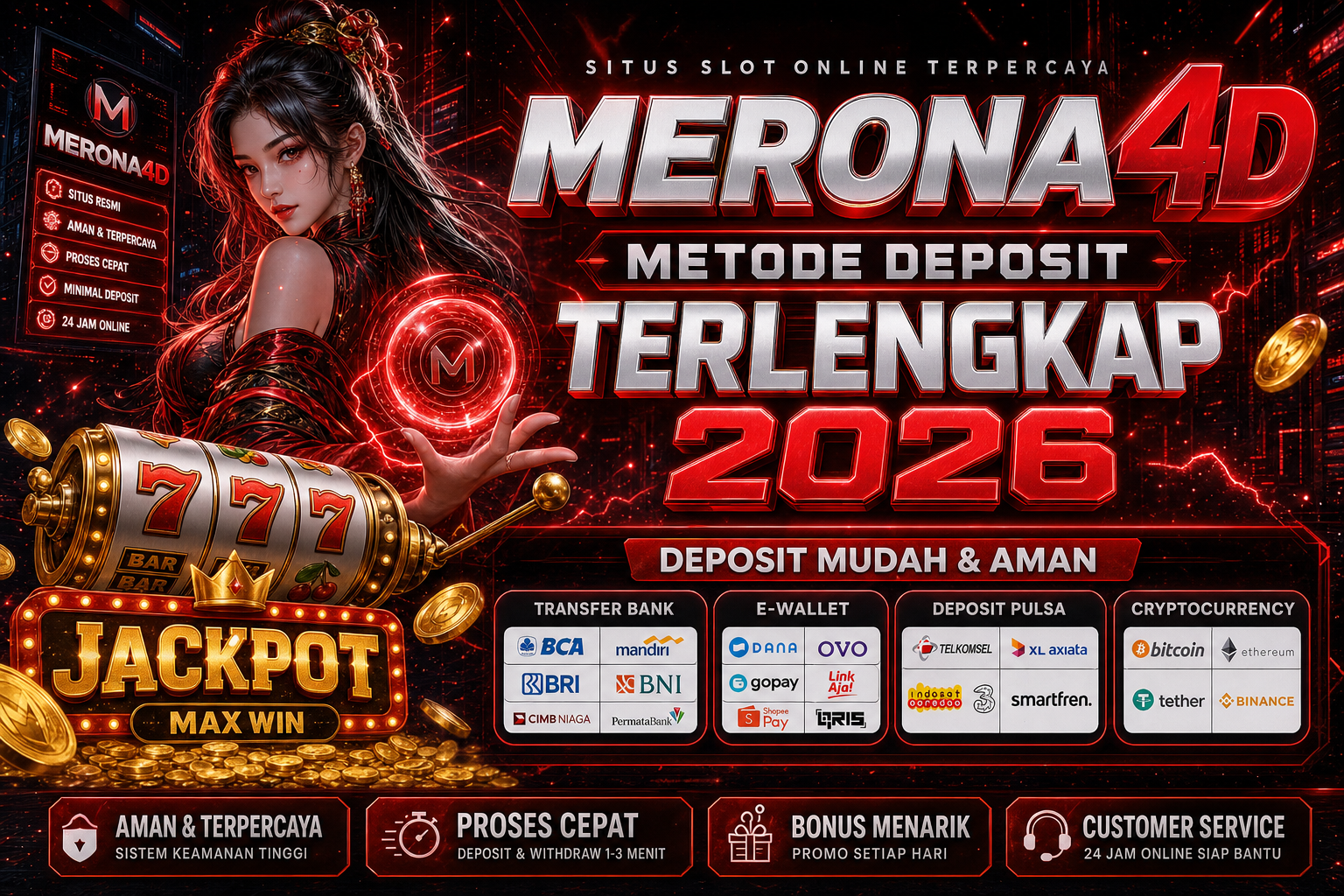Metode Deposit Merona4d Terlengkap 2026